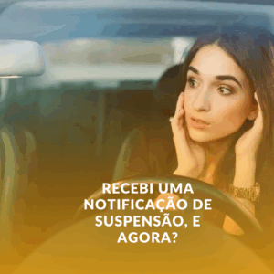 Recebi uma notificação de suspensão, e agora?
