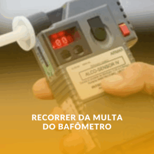 Recorrer da multa do bafômetro: saiba como o auxílio profissional pode te ajudar