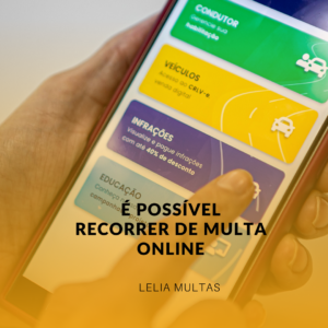 É possível recorrer de multa online?